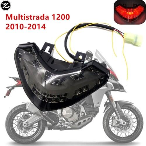 Motorcycle Tail Light Brake Led Light For DUCATI Multistrada 1200 Moto Lightings Turn Signals Lights 2010 2011 2012 2013 2014