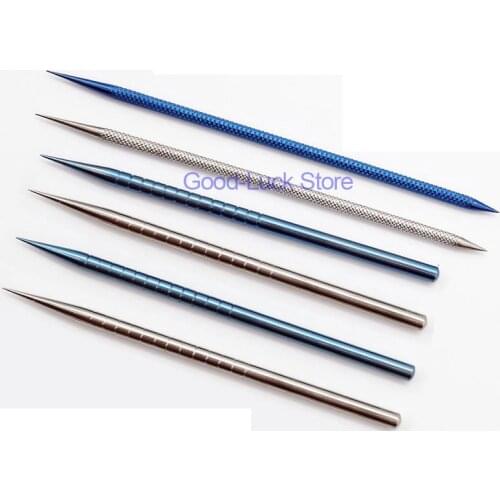 1 piece Double Head Short Cone Taper Lachrymal Dilator Titanium Alloy Micro Instruments Growth Cones In Ophthalmology