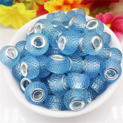 10Pcs/Lot High Quality Resin Muranos Bayberry Crystal Beads Assorted Color Spacer Beads Charms for Bracelet Making Women Jewelry