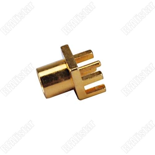 10 Pieces MCX End Launch Female Jack PCB Mount Coaxial Connector Straight Goldplated 50 ohm