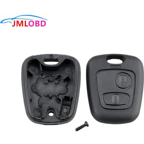 2 Button Remote Key Car Key Fob Case Replacement Shell Cover ForCitroen C1 C2 C3 C4 XSARA Picasso For Peugeot 307 207 407 206