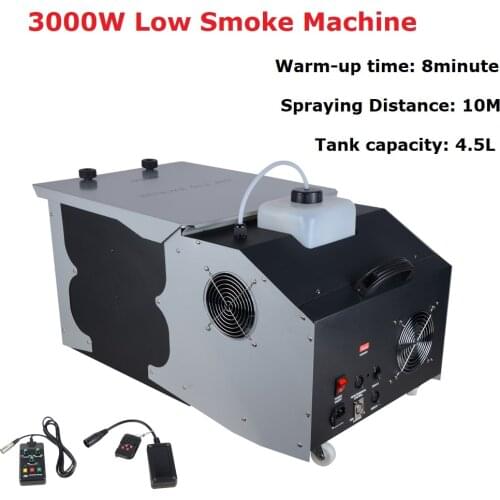 2020 Free Shipping 3000W Low Smoke Machine DMX512 Fog Smoke Machine Professional DJ Disco Stage Haze Machine Dj Effect Equipment