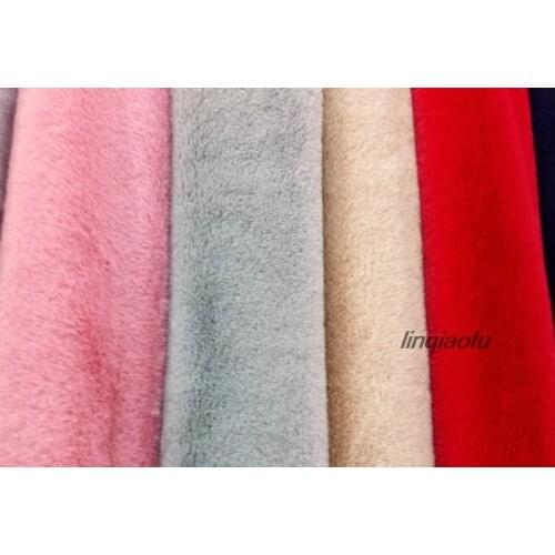 550 grams of warp knitted rabbit hair Autumn and winter super soft scarf bib fabric Clothing fabric