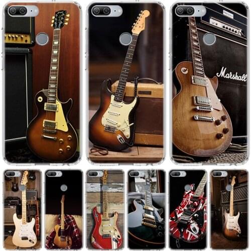 Music score Musical violin guitar Phone Case for Huawei Honor 10 9 Lite Y9 Y5 Y6 Y7 2019 8X 8A 8S 7A 7X 10i 20i Pro V30 Art Coqu