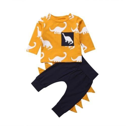 Newborn Infant Kid Baby Boy Clothes T shirt Tee Top Harem Long Pants Outfits Set