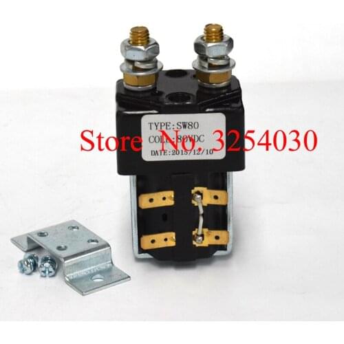 HELI 3TON Electric Forklift Using Home Made 80V 125A DC Contactor ZJW100A Replacing Albright DC Contactor SW80-62