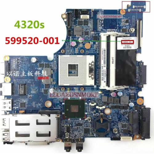 599520-001 HM57 Motherboard for HP PROBOOK 4320 4320S laptop,DASX6MB16E0 DDR3"A"