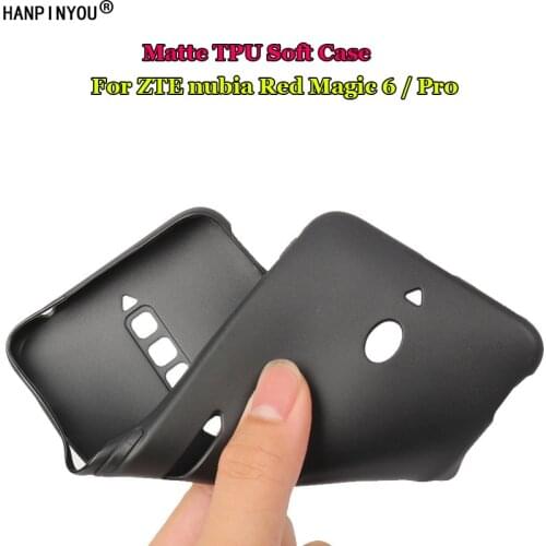For ZTE nubia Red Magic 6 / Pro Slim Soft TPU Rubber Case Gel Comfortable Matte Protection Silicone Cover Shell