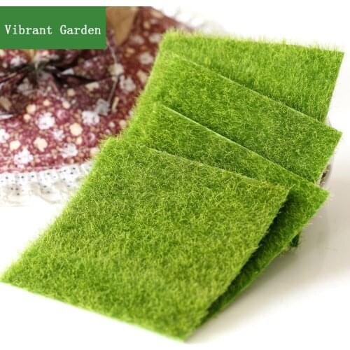 Micro Landscape Decoration DIY Mini Fairy Garden Simulation Plants Artificial Fake Moss Decorative Lawn Turf Green Grass