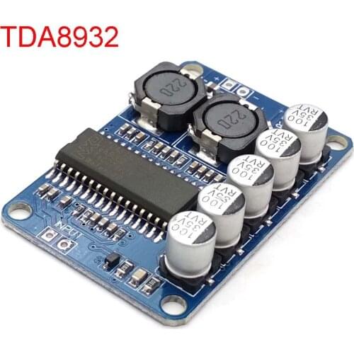 Digital Power Amplifier Board Module 35w Mono Amplifier Module High-power TDA8932 Low Power Consumption