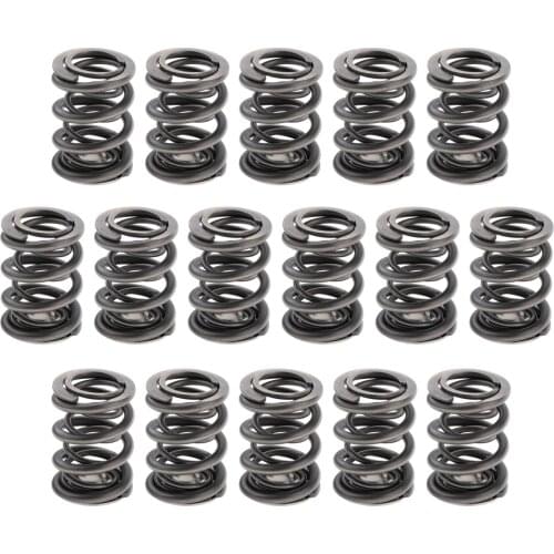 16Pcs 85lb Dual Valve Springs Retainers Set for Acura B18C B18C1 Engines