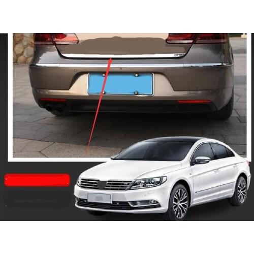 Stainless steel Rear Trunk Door Handle Cover Tail Gate Trim Bezel Molding Styling for Volkswagen Passat CC 2010--2017