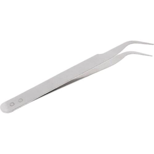 Stainless Steel Clip Cleaning Tweezers Pet Ear Grooming Reptile Feeding Supplies HX6D