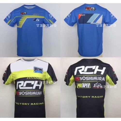 New Moto gp Mens T-Shirt For Suzuki Team Racing Motorcycle Motocross Bike Off-road Riding Jersey
