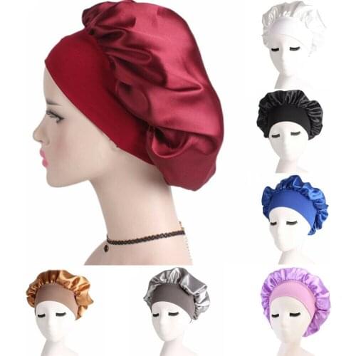 New Sleeping Hat Night Sleep Cap Hair Care Bonnet Nightcap For Women Men 8 Style