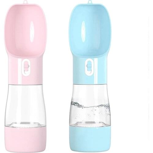 Dog Cat Water Bottle Portable Drinking Bowl For Small Large Dogs Pet Puppy Outdoor Travel Food Water Feeder