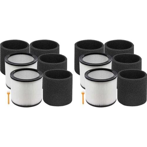 Filter Replacement 90304 90350 90333 Compatible For Shop-Vac 5 Gallon Up Wet/Dry Vacuum Cleaners