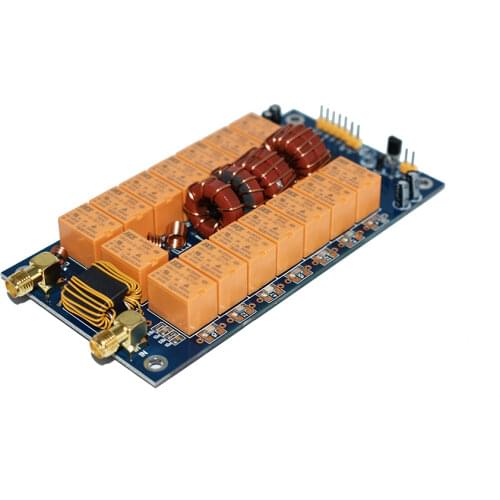 Assembled MINI 0.96 inch OLED ATU-100 1.8-50MHz ATU-100 mini Automatic Antenna Tuner by N7DDC 7x7 Firmware programmed E3-013