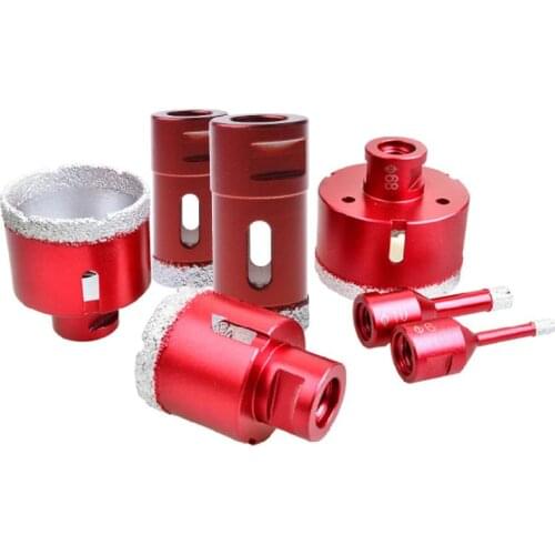 6-75mm M14 Vacuum Brazed Drill Bit High Hardness Hole Saw Cutter for Marble Tile