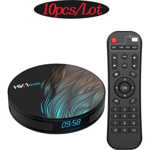 10pcs Lot Android 9.0 HK1MAX TV Box 2.4G/5G Wifi RK3328 Quad Core 4K HD Media Mini Set Top Box BT 4.0 HK1 MAX 2GB 4GB 32GB 64GB