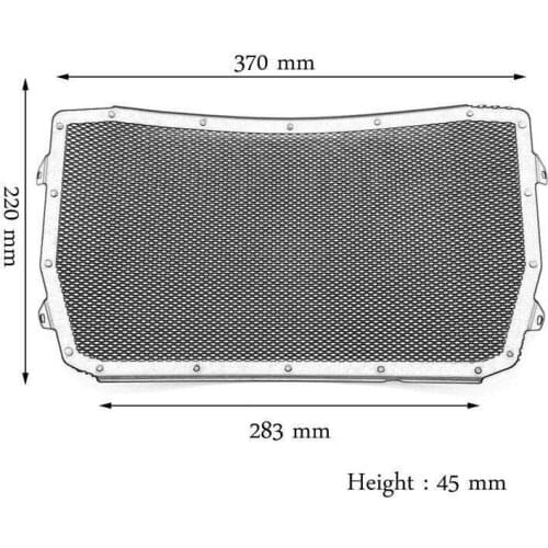 Radiator Grille Guard Protector Fit For Ducati Hypermotard 821 939 Hyperstrada 821 939 Motorcycle Parts