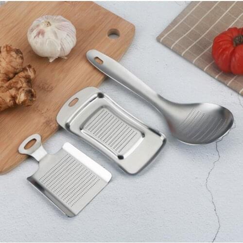 100pcs Kitchen Gadgets Stainless Steel Ginger Press Crusher Mini Garlic Grater Slicer Wasabi Chopper Cutter Cooking Tools SN3788
