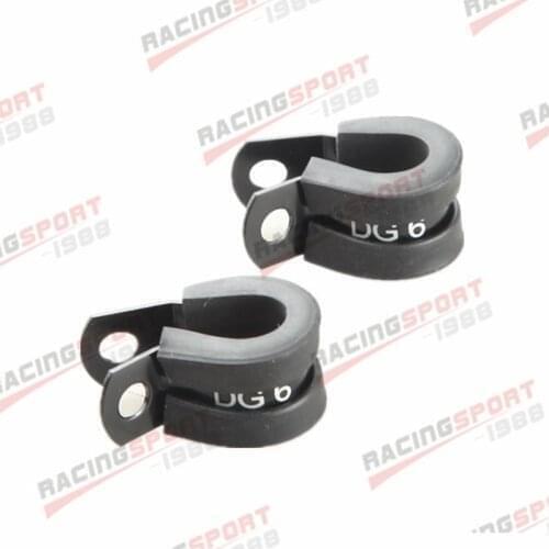 2PCS Aluminum Rubber Cushioned Clamp ID 7.9mm Racing Vacuum Blue/RED/BLACK