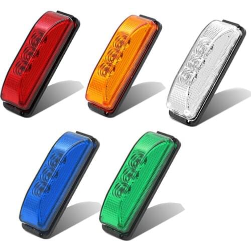 4PCS Car External Lights LED 12V 3 LED Auto Car Bus Truck Pickup Side Marker Signal Indicator Light Trailer Beacon Warning Lamp