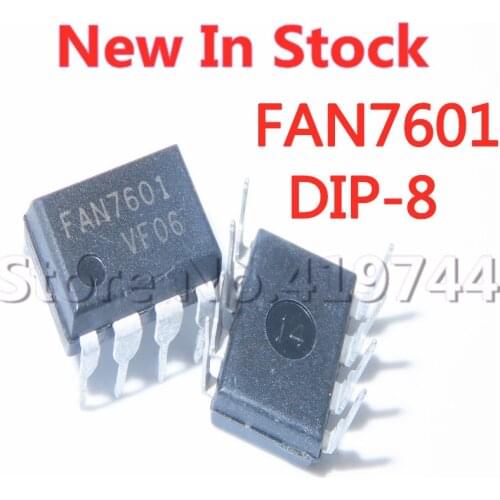 5PCS/LOT 100% Quality FAN7601 FAN7601N DIP-8 Integrated Circuit IC In Stock New Original