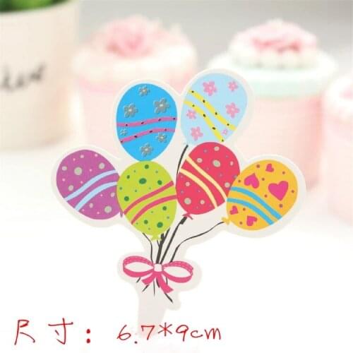 50pcs Multicolor Cupcake Cake Toppers Party Supplies Tutu Cake Table Birthday Party Cake Decorations Kids decorations