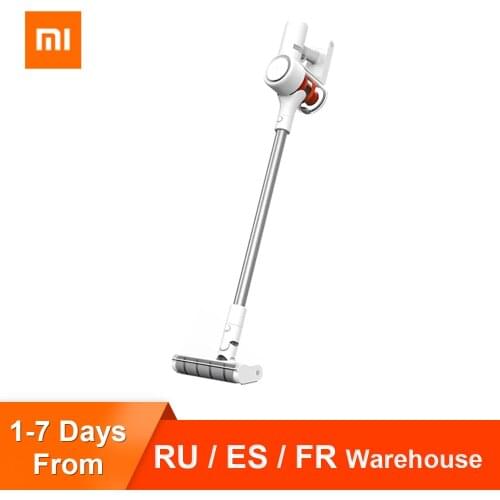 Xiaomi Mijia Wireless Vertical Handheld Vacuum Cleaner 1C 120AW suction power cyclone filter Effective mite cleaning for Home