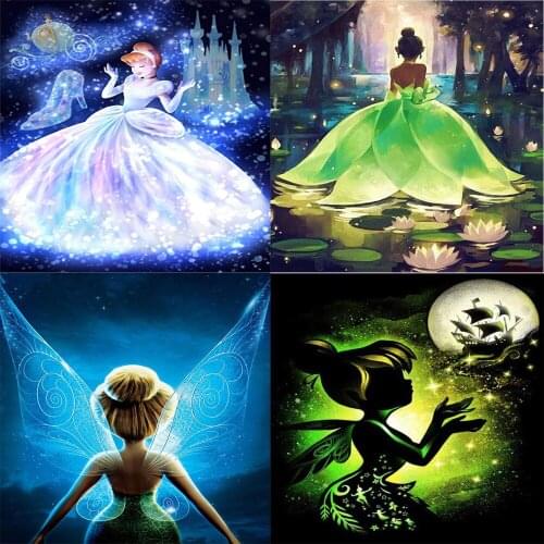 Disney DIY Mickey Diamond Painting Cartoon Stitch Drill Rhinestone Cross Stitch Kits Handmade Embroider Crafts For Child