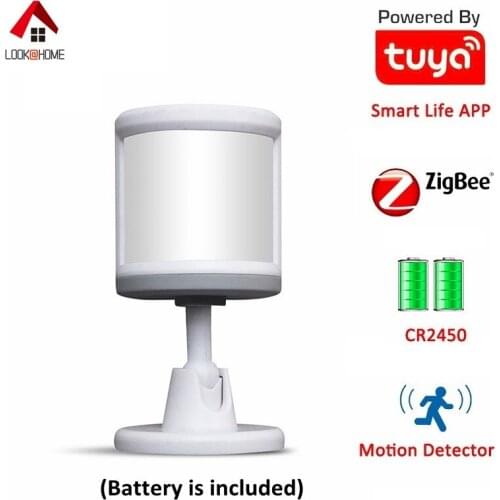 TUYA WiFi PIR Motion Detector Battery Powered Zigbee WiFi PIR Movement Sensor Wireless PIR Infrared Detector Human Body Motion