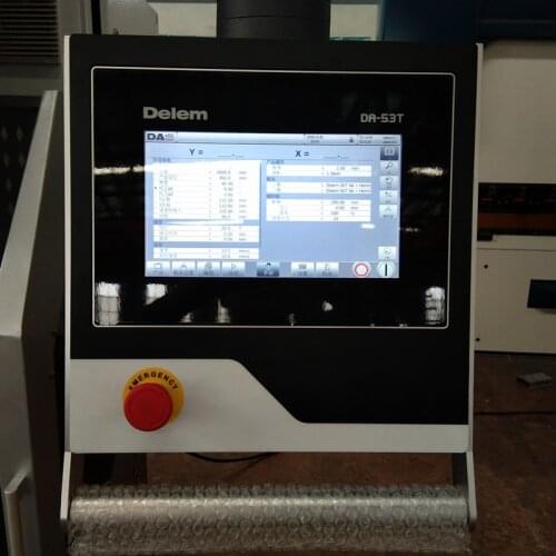 CNC DA53T system controller, touch screen for 3 + 1 4 + 1 axis hydraulic press brake, bending Machine sheet