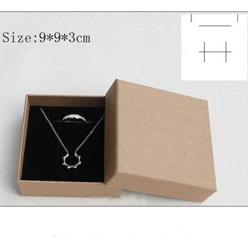 Boxes For Jewelry Square 9*9*3cm Necklace Pendant Packaging Boxes Ring Earring Boxes Jewelry Boxes Gifts Storage Packaging Cases