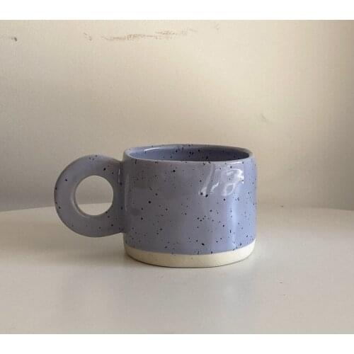 Nordic Creative Espresso Mug Ceramic Water Handmade Coffee Travel Mug Crockery Reusable Tazas De Cafe Kitchen Drinkware DL60MK