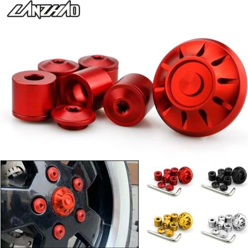 Motorcycle Hubcaps Wheel Side Covers CNC Aluminum Accessories for Piaggio Vespa GTS GTV 250 300 All Year 2017 2018 2019 2020