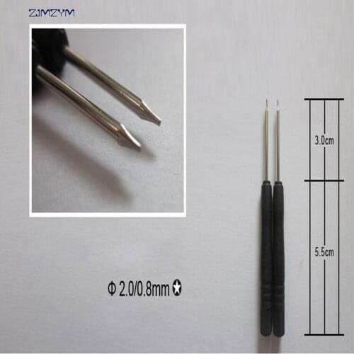 Wholesale 1PC 0.8MM star-shaped screwdriver repairing disassemble tools for mobile phone and electronic product