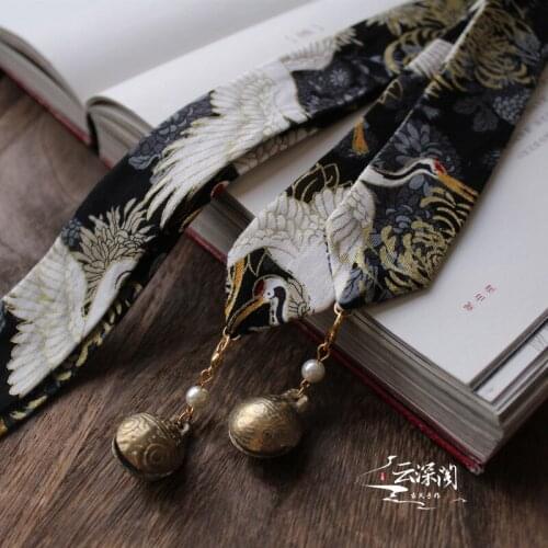 Brass Bell Handsome Dragon Design Men And Women Chinese Clothing mo e Antique Style Hair Band Chinese Clothing Tassels Hair Band