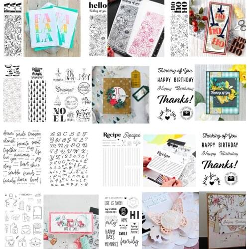 "HELLO"Transparent Clear Silicone Stamp for DIY Scrapbooking/ Card Making Decorative Clear Stamps