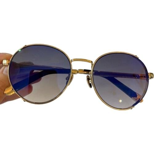 Luxury Women Sunglasses 2021 Brand Metal Frame Vintage Round Sun Glasses Oculos Feminino UV400