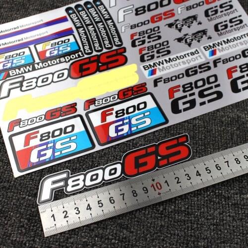Motorcycle Reflective Stickers Body Helmet Fuel Tank Waterproof Logo Decal for BMW F800GS/ADV F 800GS F 800 GS