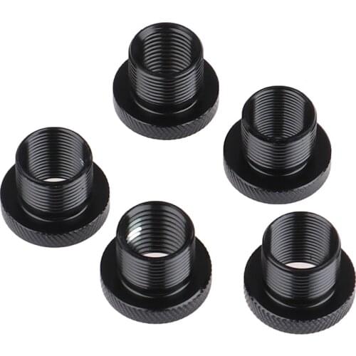 1PCS of 5/8" x 24 to 1/2-28 to M14x1 to M14x1.5 For Barrel Thread Adapter Aluminum for .223 .308 AK47 AK74 SKS for all NAPA