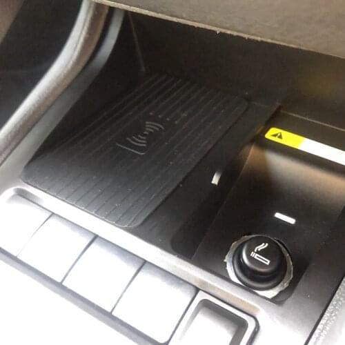 15W fast charging QI car wireless charger phone charger for Volkswagen for VW golf 6 MK6 2008-2013 for iPhone for Samsung