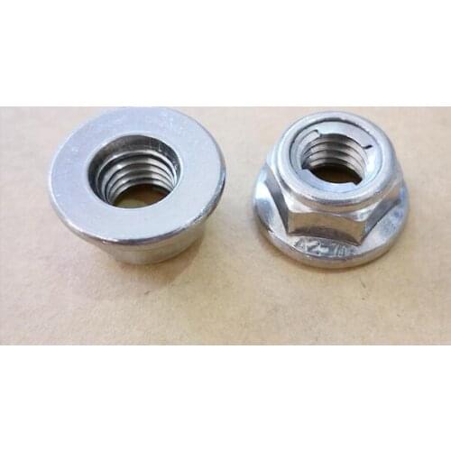 5pcs M6 M8 stainless steel 304 all metal hex flange face fasten the screw nut Lock nuts