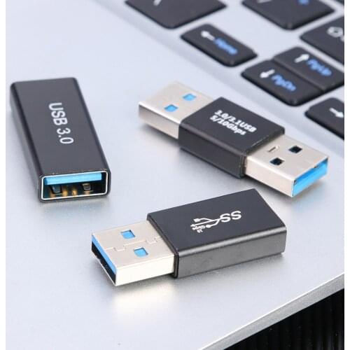 USB 3.0 Jack Socket Extender Adapter for PC Computer Phone USB A F/M M/M F/F Connector Converter USB Gadgets