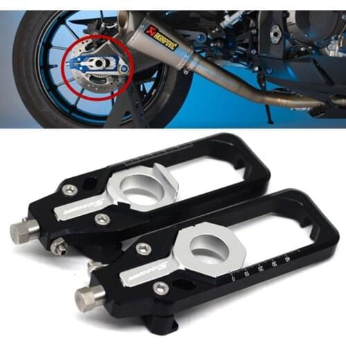 For BMW S1000RR s1000rr 2009-2016 Motorcycle CNC Aluminum Left & Right Axle Chain Adjusters Tensioners Catena Spool Accessories
