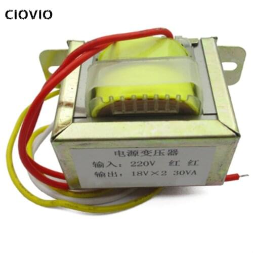 CIOVIO 30W double 18V 30W 2*18V transformer, power transformer input, 220V, 50Hz/ output, double 18V