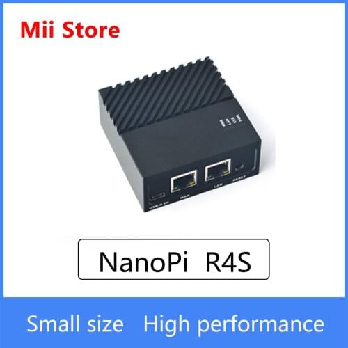 Friendlyelec Nanopi R4S 1GB Dual Gbps Ethernet Gateways Support Openwrt Lede System Linux Rockchip RK3399 Face Recognition