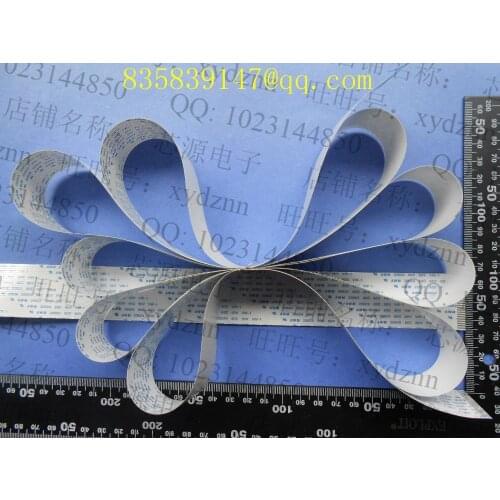 FFC cable 1.25 pitch-6pin-2400mm-A same direction flexible flat cable ROHS customization is available